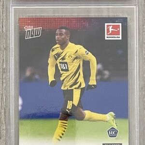 2020-21 Topps Now Bundesliga Youssoufa Moukoko Rookie RC #45 PSA 10 GEM MINT
